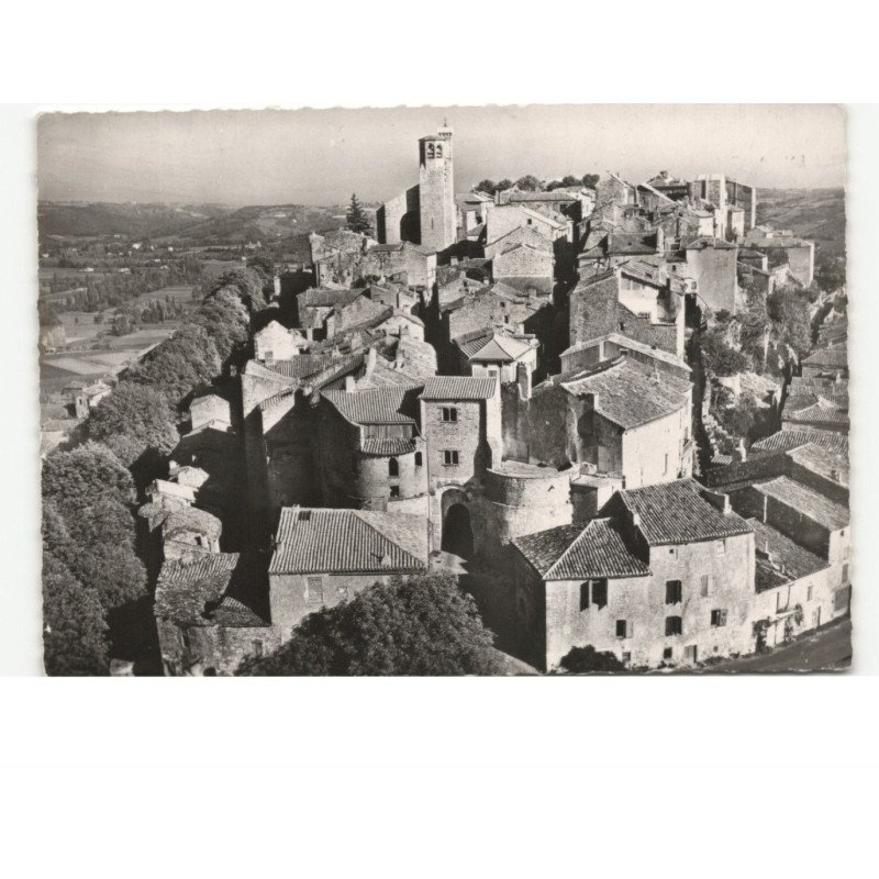 CORDES-sur-CIEL: vue générale vue aérienne 10x15 - très bon état