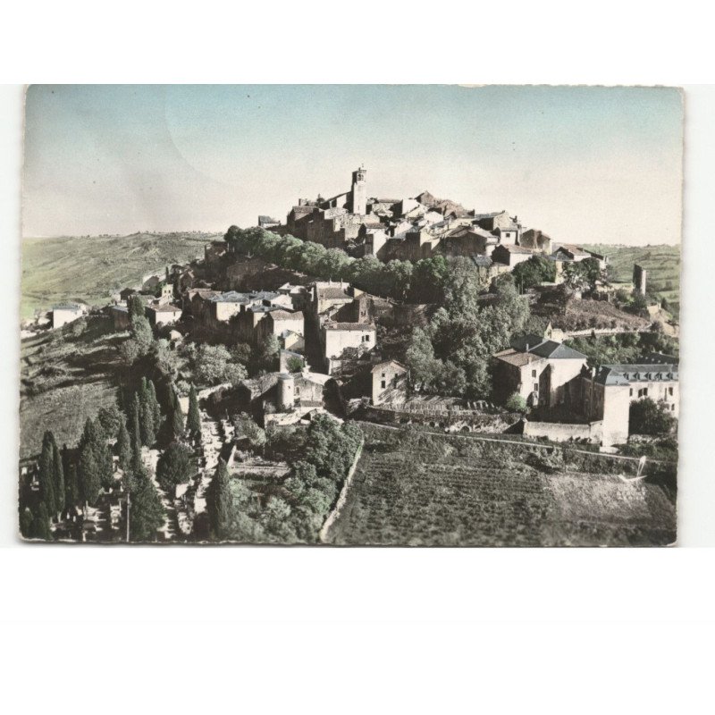 CORDES-sur-CIEL: vue aérienne 10x15 - très bon état