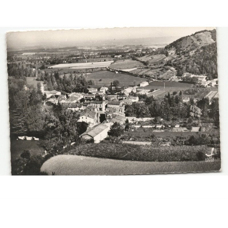 MASSAGUEL: vue générale vue aérienne 10x15 - très bon état