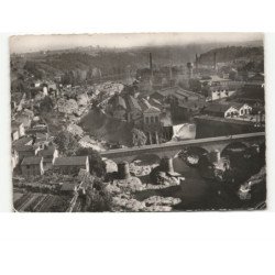 ARTHES: le pont l'usine du saut-du-tarn vue aérienne 10x15 - état
