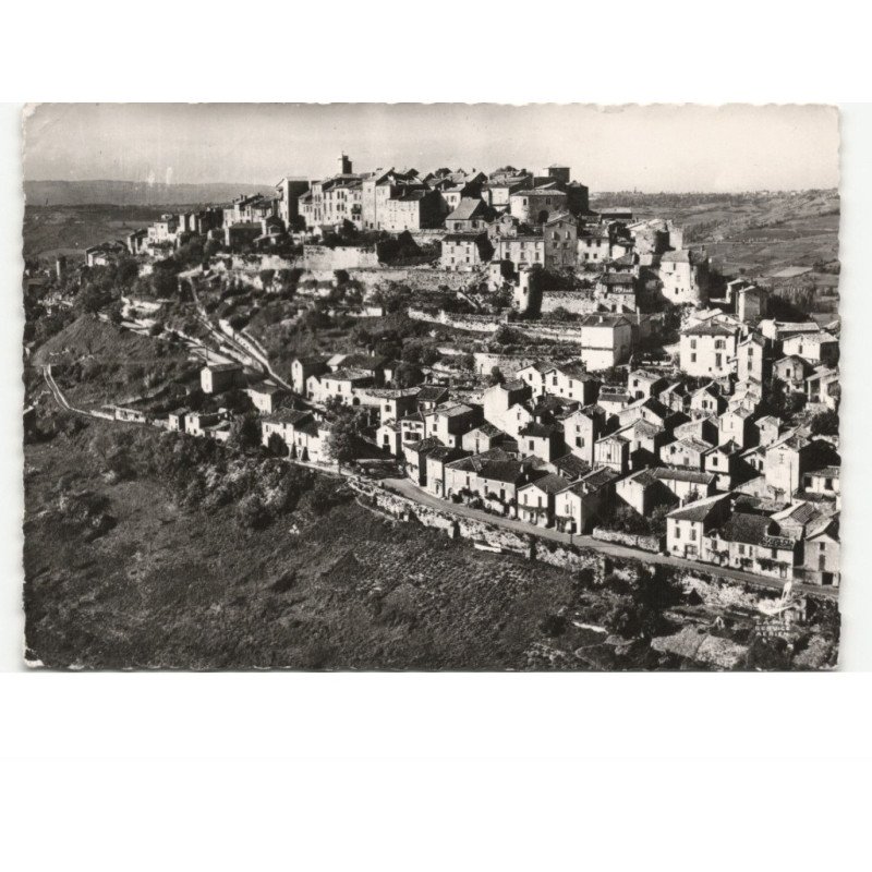 CORDES-sur-CIEL: vue aérienne 10x15 - très bon état