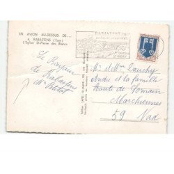 RABASTENS: l'église saint-pierre des blancs vue aérienne 10x15 - état