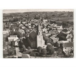 VALENCE-D'ALBIGEOIS: l'église vue aérienne 10x15 - très bon état