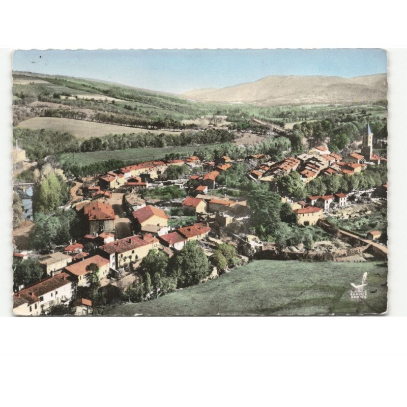 SAINT-AMANS-SOULT: vue générale vue aérienne 10x15 - très bon état