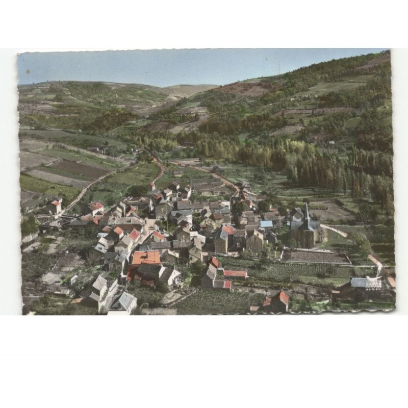 TREBAS-les-BAINS: vue générale vue aérienne 10x15 - très bon état
