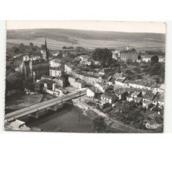 MATTAINCOURT: la basilique, le pensionnat et le pont sur le madon vue aérienne 10x15 - très bon état