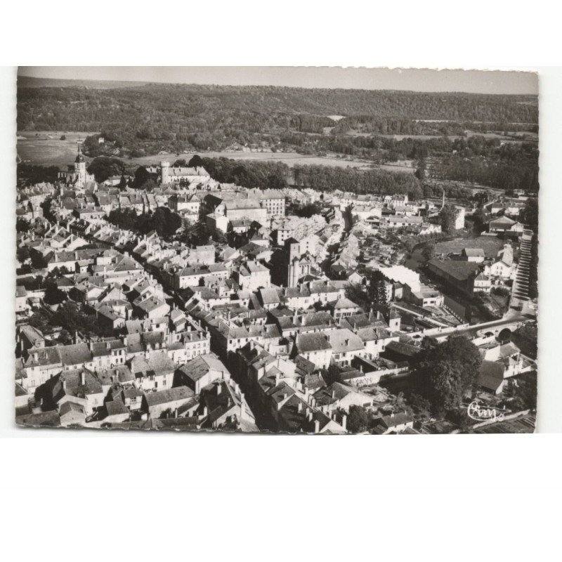 NEUFCHATEAU: rues saint-jean et verdunoise vue aérienne 10x15 - très bon état
