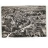NEUFCHATEAU: église saint-nicolas et groupe scolaire vue aérienne 10x15 - très bon état
