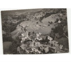 PLANOIS par VAGNEY: le village et le droit vue aérienne 10x15 - très bon état