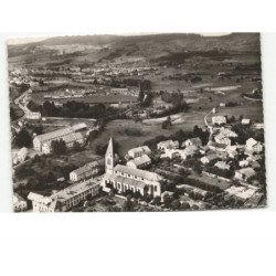 PLAINFAING: l'église et son quartier vue aérienne 10x15 - très bon état