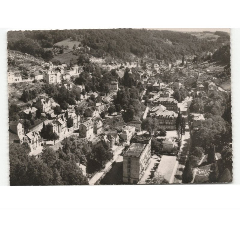 PLOMBIERES-les-BAINS: vue panoramique vue aérienne 10x15 - très bon état