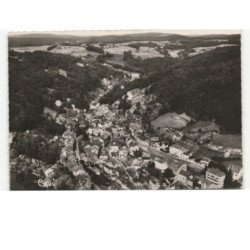 PLOMBIERES-les-BAINS: vue panoramique vue aérienne 10x15 - très bon état