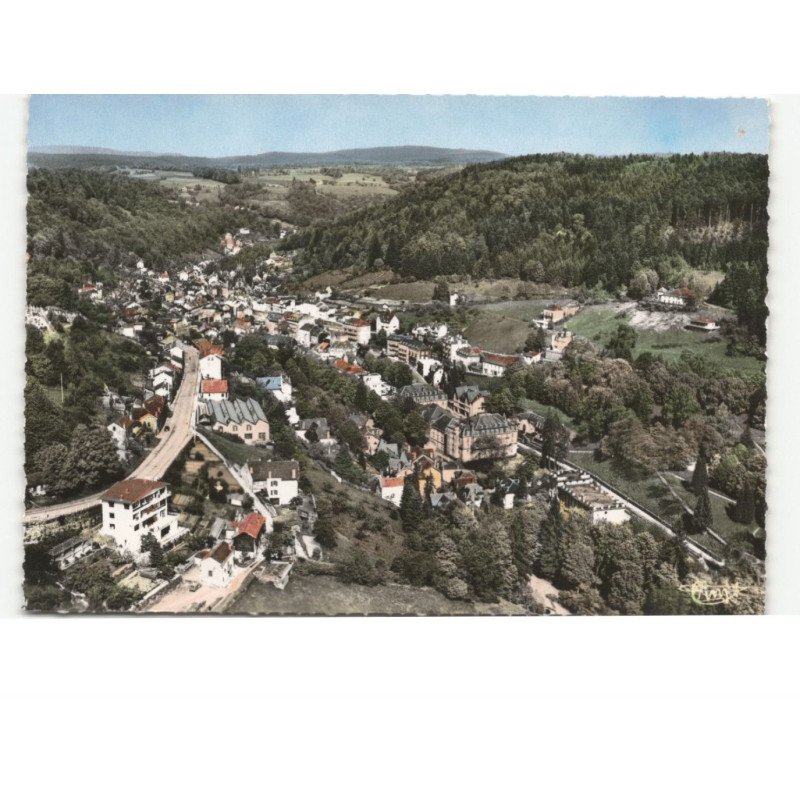 PLOMBIERES: vue générale vue aérienne 10x15 - très bon état