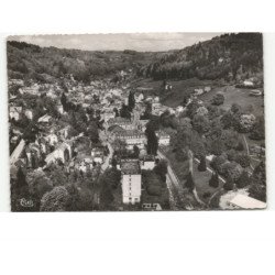 PLOMBIERES-les-BAINS: vue panoramique vue aérienne 10x15 - très bon état