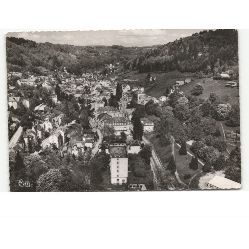 PLOMBIERES-les-BAINS: vue panoramique vue aérienne 10x15 - très bon état