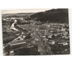 RAON-L'ETAPE: la meurthe et la côte du château vue aérienne 10x15 - état