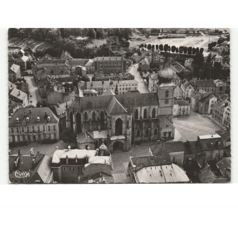 REMIREMONT: église saint-romaric vue aérienne 10x15 - très bon état