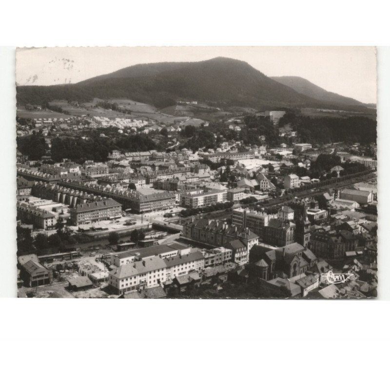 SAINT-DIE: massif de l'ormont vue aérienne 10x15 - très bon état