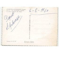 SAINT-ETIENNE-les-REMIREMONT: au fond, la chaîne des vosges vue aérienne 10x15 - très bon état