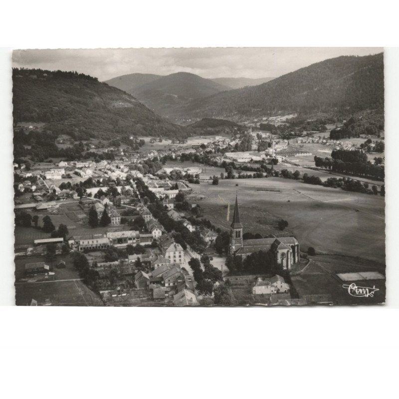 SAULXURES-sur-MOSELOTTE: vue panoramique vue aérienne 10x15 - très bon état