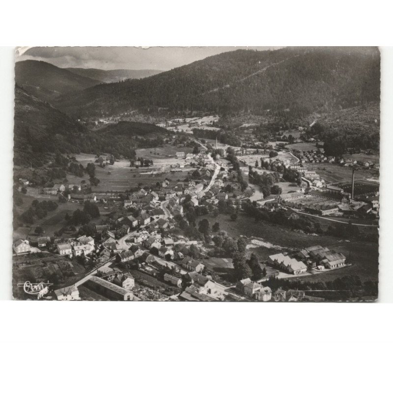 SAULXURES-sur-MOSELOTTE: vue panoramique vue aérienne 10x15 - très bon état timbre arraché