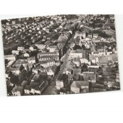 THAON-les-VOSGES: l'église la rue d'alsace et la rue de lorraine vue aérienne 10x15 - très bon état