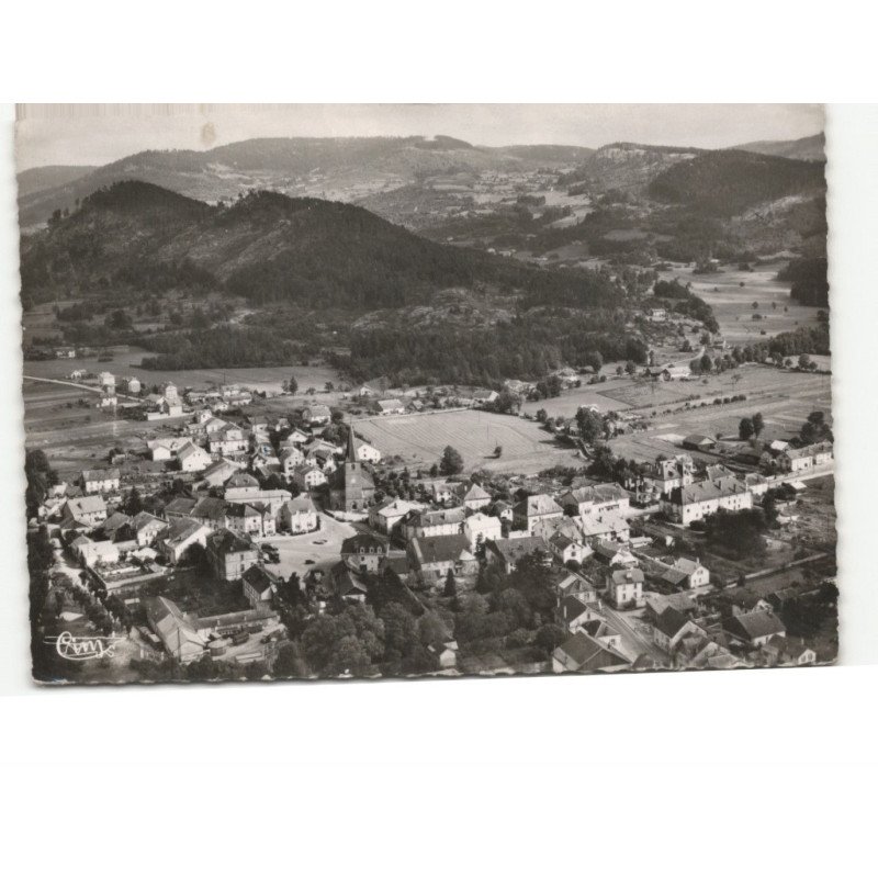 VAGNEY: vue générale vue aérienne 10x15 - très bon état (timbre arraché)