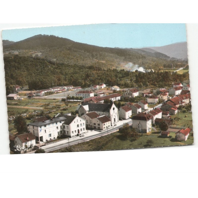 ZAINVILLLERS: le centre au 1er plan la maison de retraite vue aérienne 10x15 - très bon état