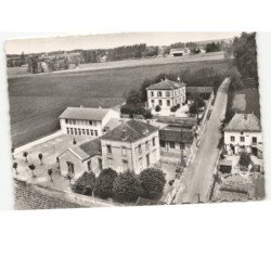 BRIENNON: la mairie et les écoles vue aérienne 10x15 - très bon état