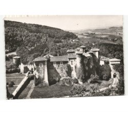 LE CHAMBON-FEUGEROLLES: le château feugerolles vue aérienne 10x15 - très bon état