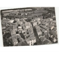 NOIRETABLE: rue de la gare vue aérienne 10x15 - très bon état