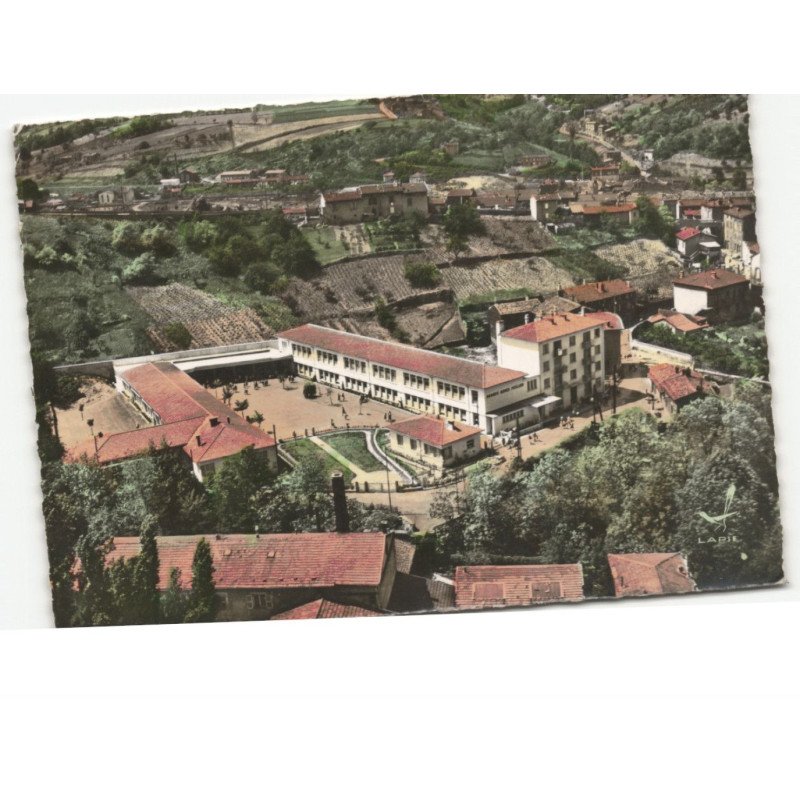 GRAND-CROIX: groupe scolaire vue aérienne 10x15 - très bon état