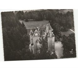 NOIRETABLE: château de la croix de guirande vue aérienne 10x15 - très bon état