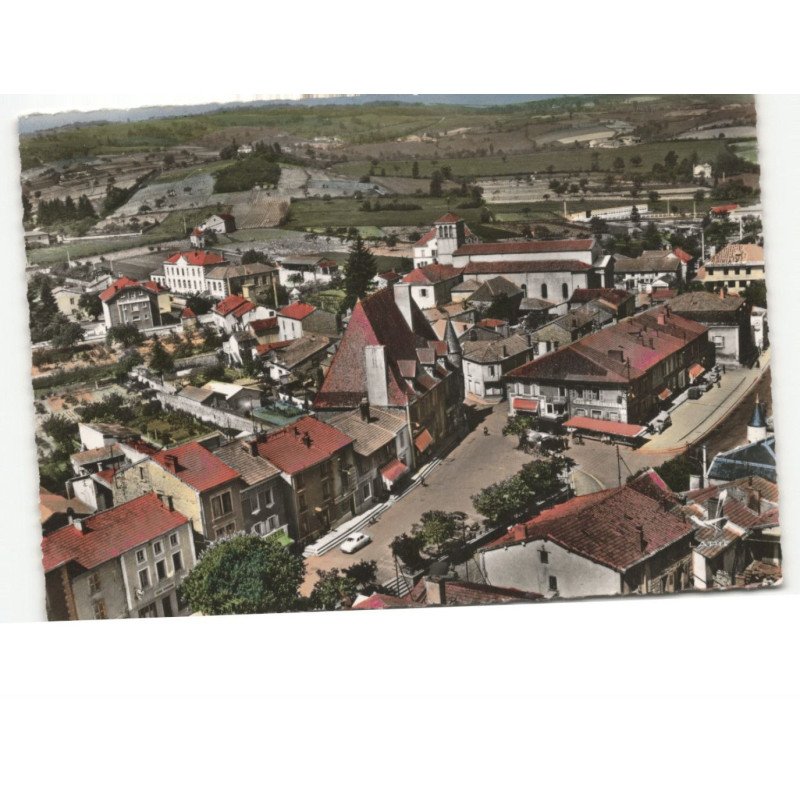 LA PACAUDIERE: vue générale vue aérienne 10x15 - très bon état