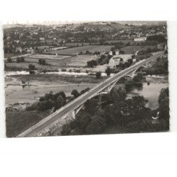 POUILLY-sous-CHARLIEU: le pont sur la loire vue aérienne 10x15 - très bon état