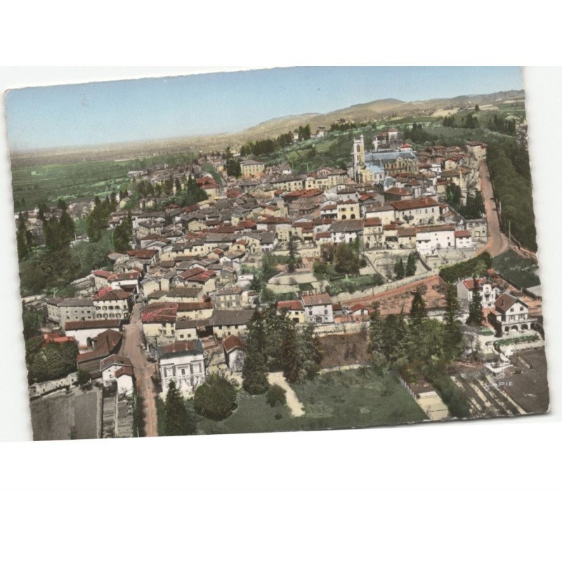 SAINT-GALMIER: vue générale vue aérienne 10x15 - très bon état