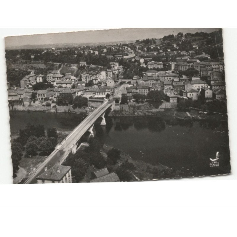 SAINT-JUST-sur-LOIRE: vue aérienne 10x15 - très bon état