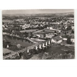 ANDREZIEUX: vue générale de la loire vue aérienne 10x15 - très bon état