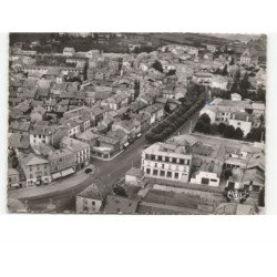 CHARLIEU: la ville et le boulevard jacquard vue aérienne 10x15 - très bon état