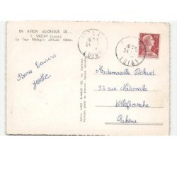 VIOLAY: la tour matagrin vue aérienne 10x15 - état