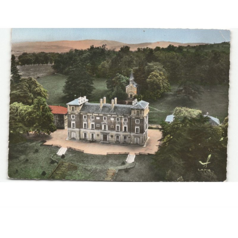 LA TALAUDIERE: le château langiron vue aérienne 10x15 - état