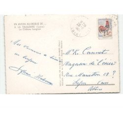 LA TALAUDIERE: le château langiron vue aérienne 10x15 - état