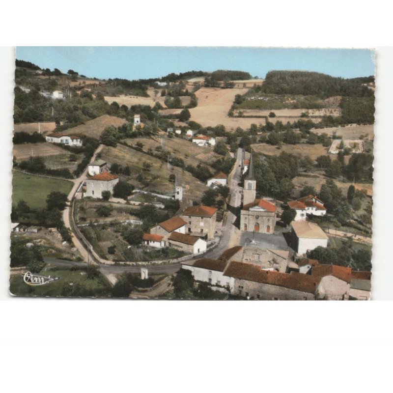 ARCINGES: vue générale vue aérienne 10x15 - très bon état
