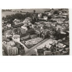 CHARLIEU: abbaye bénédictine XIIe siècle vue aérienne 10x15 - très bon état