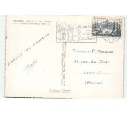 CHARLIEU: abbaye bénédictine XIIe siècle vue aérienne 10x15 - très bon état