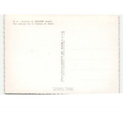 environs de ROANNE: château de boissy vue aérienne 10x15 - très bon état