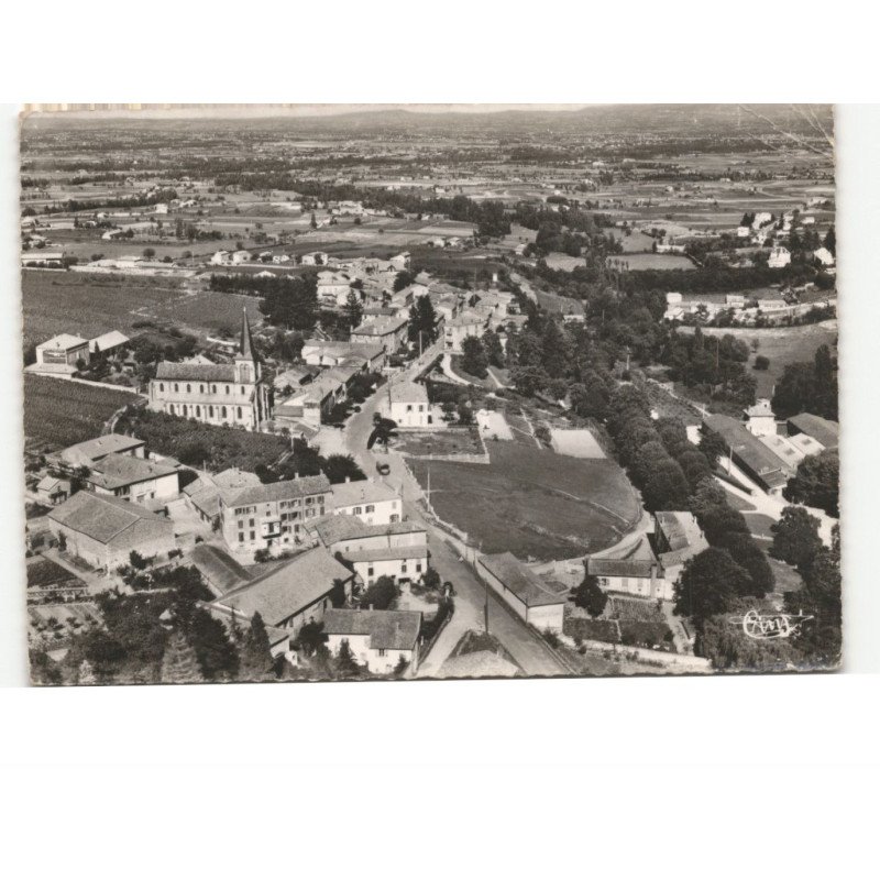 SAINT-ALBAN-les-EAUX: vue générale vue aérienne 10x15 - état