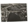 SAINT-JUST: vue générale et la loire vue aérienne 10x15 - très bon état