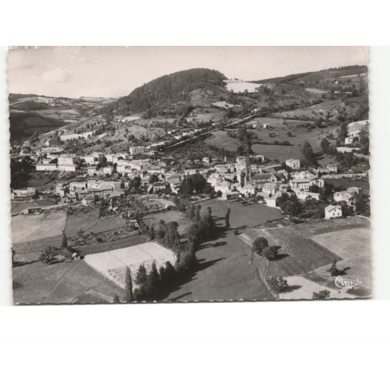 SAINT-JUST-en-CHEVALET: vue panoramique vue aérienne 10x15 - très bon état