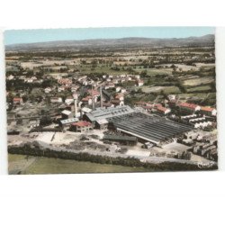SAINT-ROMAN-le-PUY: la verrerie vue aérienne 10x15 - très bon état